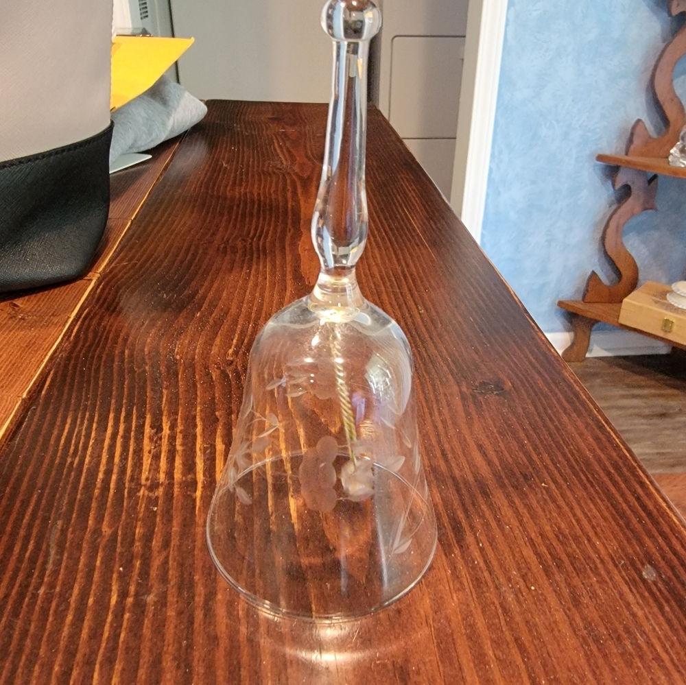 Princess House crystal bell